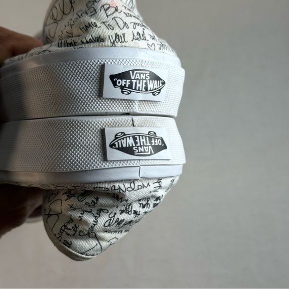 Vans Leila Self Love White Slip-On Surf Sneakers - Picture 10 of 12